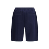 Brunello Cucinelli Blue Cotton Bermuda Shorts