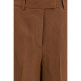 Lardini Brown Viscose Bermuda Shorts