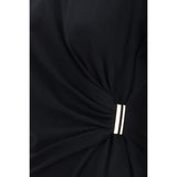 PINKO Black Cotton T-Shirt