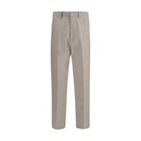 Brunello Cucinelli Beige Cotton Dress Pants