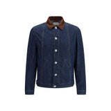 Brunello Cucinelli Blue Cotton Denim Jacket