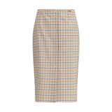 Prada Multicolor Cotton Midi Skirt