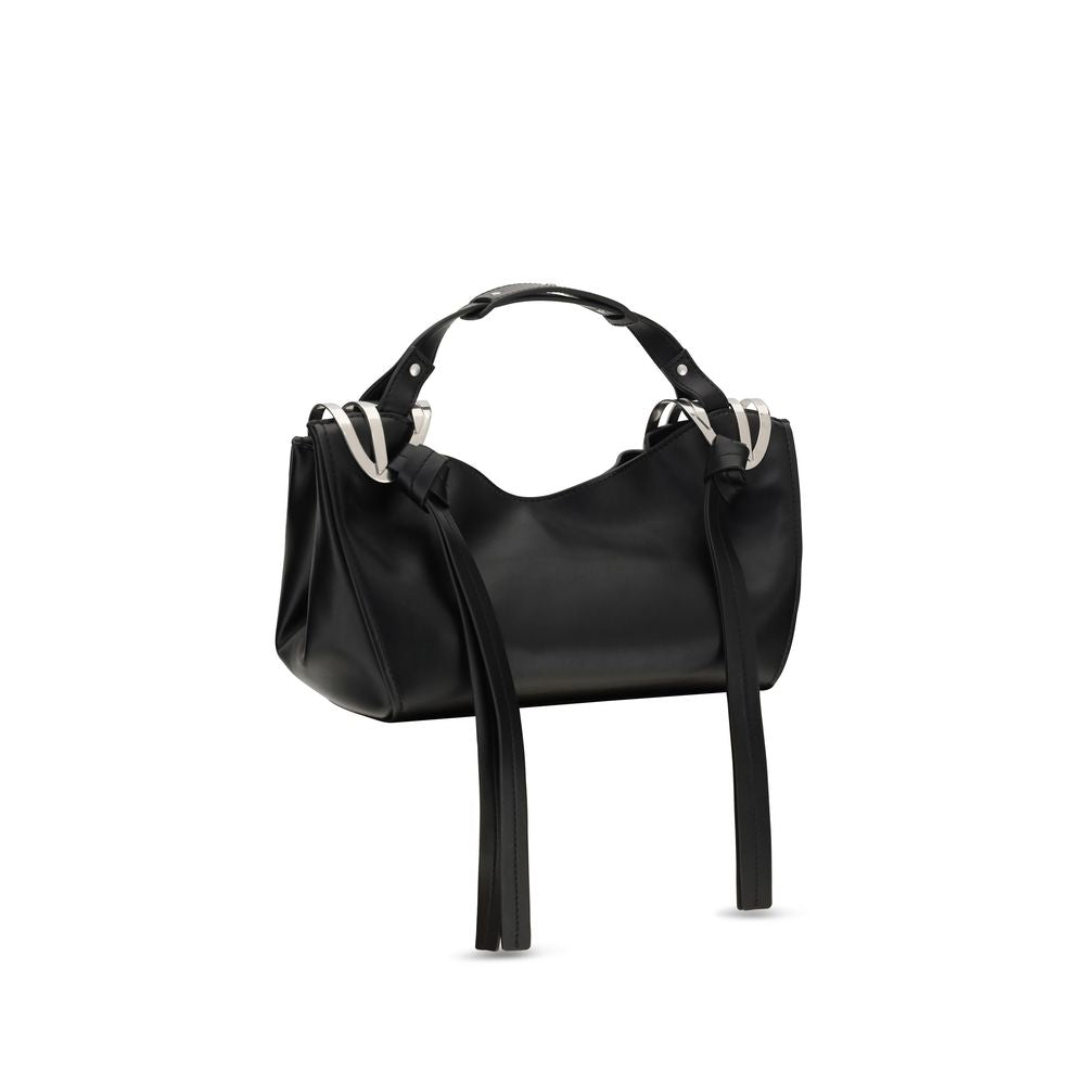 Diesel Black Calf Leather Bos Taurus Shoulder Bag