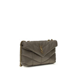 Saint Laurent Gray Lamb Ovis Aries Aries Shoulder Bag