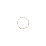 Saint Laurent Gold Metal Bracelet