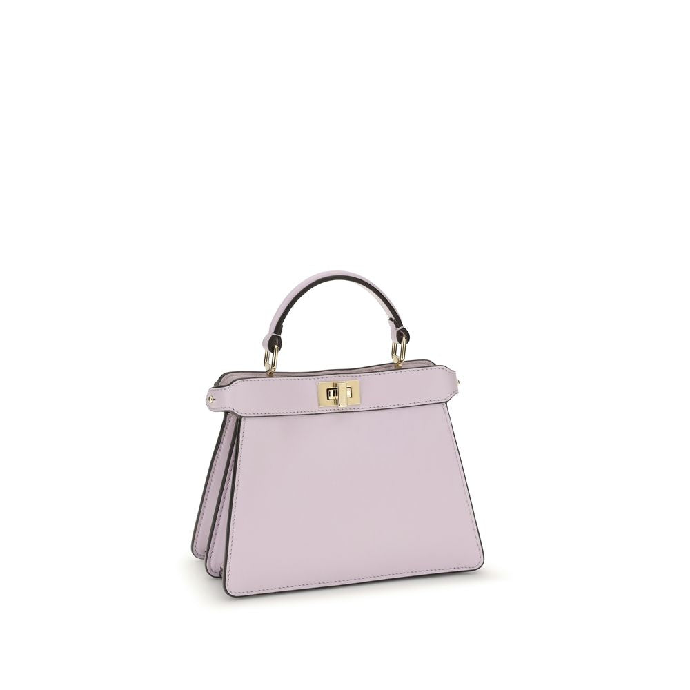 Fendi Purple Calf Leather Bos Taurus Shoulder Bag