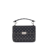 Valentino Garavani Black Lamb Ovis Aries Aries Shoulder Bag