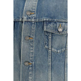 Saint Laurent Blue Cotton Denim Jacket