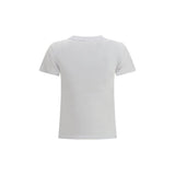 Ganni White Cotton T-Shirt