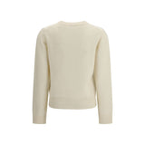 Ganni Beige Wool Oves Aries Sweatshirt