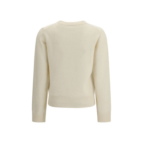 Ganni Beige Wool Oves Aries Sweatshirt