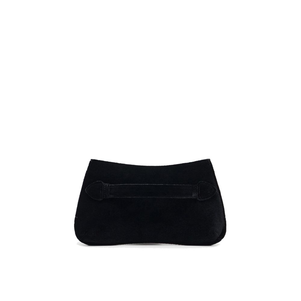 Emporio Armani Black Polyester Clutch Bag
