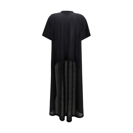 Balenciaga Black Cotton Casual Dress