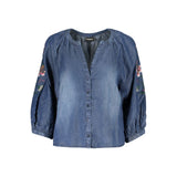 Desigual Blue Lyocell Women's Shirt