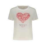 Desigual Bianco Cotton Women T-Shirt