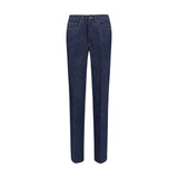 Chloé Blue Cotton Slim Fit Jeans
