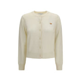 Maison Kitsuné Beige Cotton Cardigan