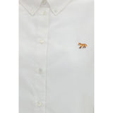 Maison Kitsuné White Cotton Blouse