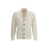 Brunello Cucinelli Beige Cotton Cardigan