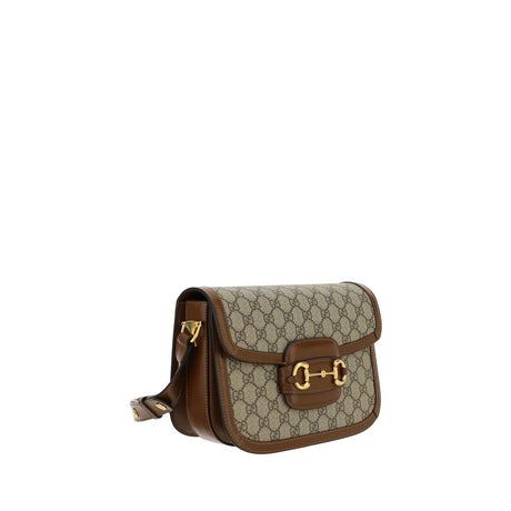 Gucci Beige Cotton Shoulder Bag