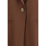 PINKO Brown Viscose Jacket