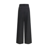 Max Mara Black Polyester Pants