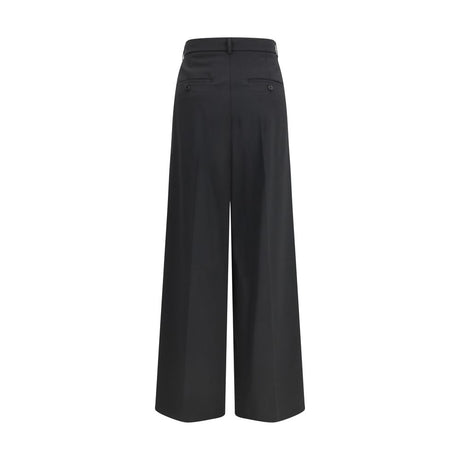 Max Mara Black Polyester Pants