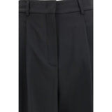 Max Mara Black Polyester Pants