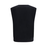 Extreme Cashmere Black Elastane Sleeveles Sweater