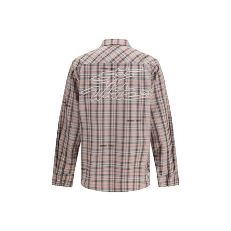 Off-White Multicolor Cotton Pattern Shirt
