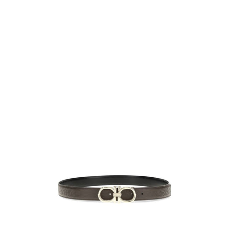 Ferragamo Brown Calf Leather Bos Taurus Regular Belt
