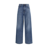 Jacob Cohen Blue Cotton Relaxed Fit Jeans