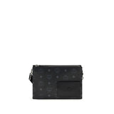 MCM Black Calf Leather Bos Taurus Shoulder Bag