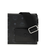 MCM Black Calf Leather Bos Taurus Shoulder Bag