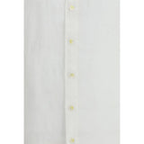Finamore White Linen Dress Shirt