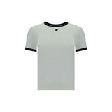 Courrèges White Cotton T-Shirt