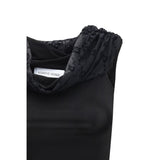 Marine Serre Black Viscose Shirt