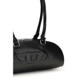 Diesel Black Calf Leather Bos Taurus Shoulder Bag