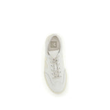 Veja White Calf Leather Bos Taurus Low Top Sneakers