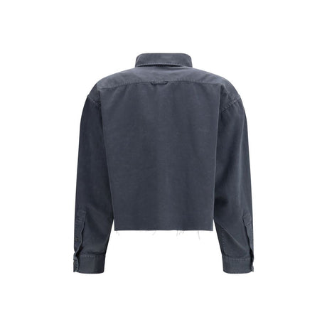 Miu Miu Gray Cotton Dress Shirt