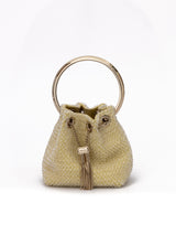 Jimmy Choo Yellow Bon Bon Micro Crystals Bucket