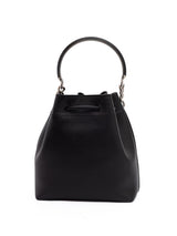 Jimmy Choo Black Bon Bon Leather Bucket