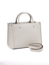Jimmy Choo White Avenue S Tote Leather Handbag