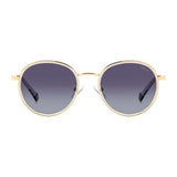 Polaroid Gold Stainless Steel Sunglasses