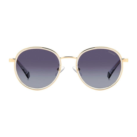 Polaroid Gold Stainless Steel Sunglasses