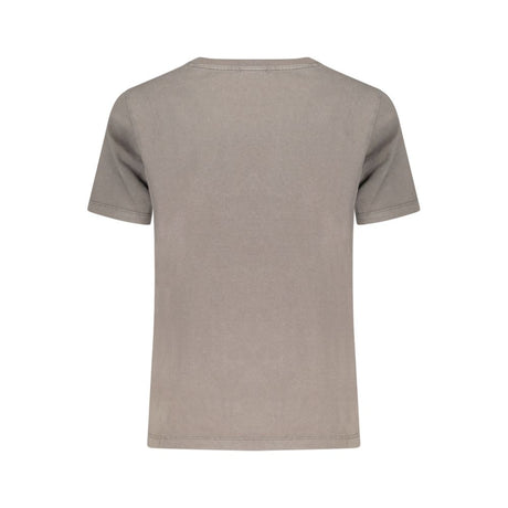 Desigual Grigio Cotton Women T-Shirt