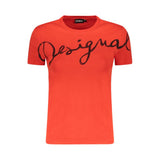 Desigual Rosso Cotton Women T-Shirt
