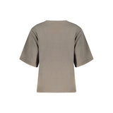 Desigual Grigio Cotton Women Sweatshirt