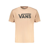 Vans Marrone Cotton Men T-Shirt