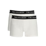 Trussardi White Cotton Men's Boxer Brief